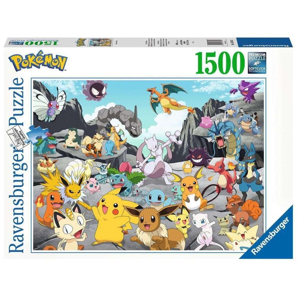 Quebra-cabeça Ravensburger Pokémon Classics 1500 peças