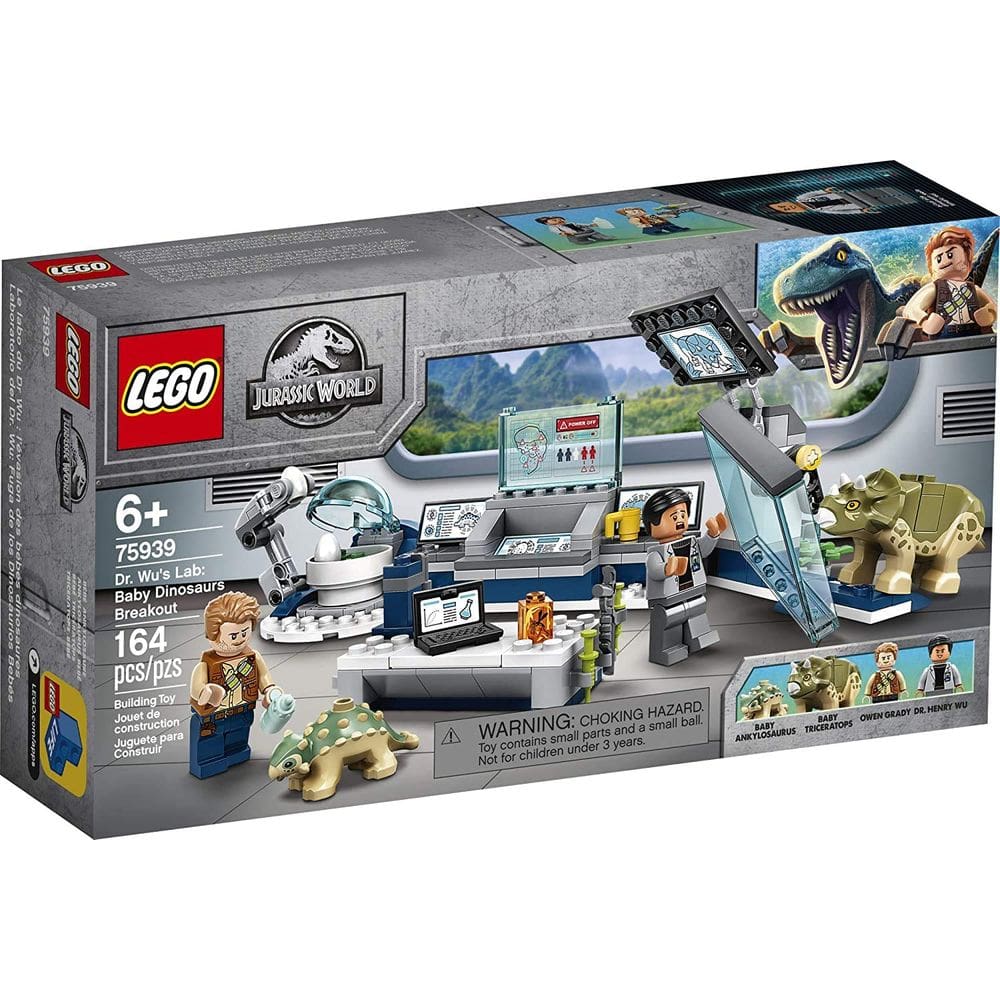 Brinquedo de construção LEGO Jurassic World Dr. Wu`s Lab 75939