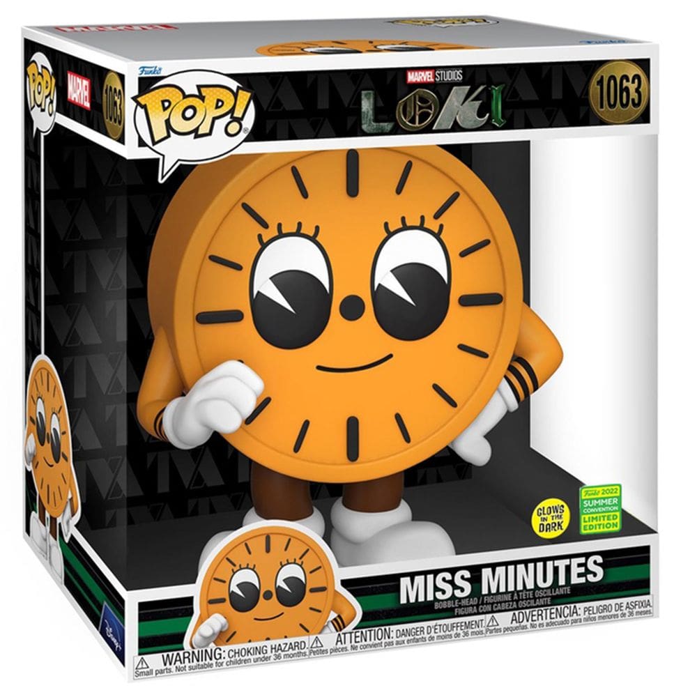 Boneco colecionável Funko Pop! Miss Minutes (Jumbo) 25cm
