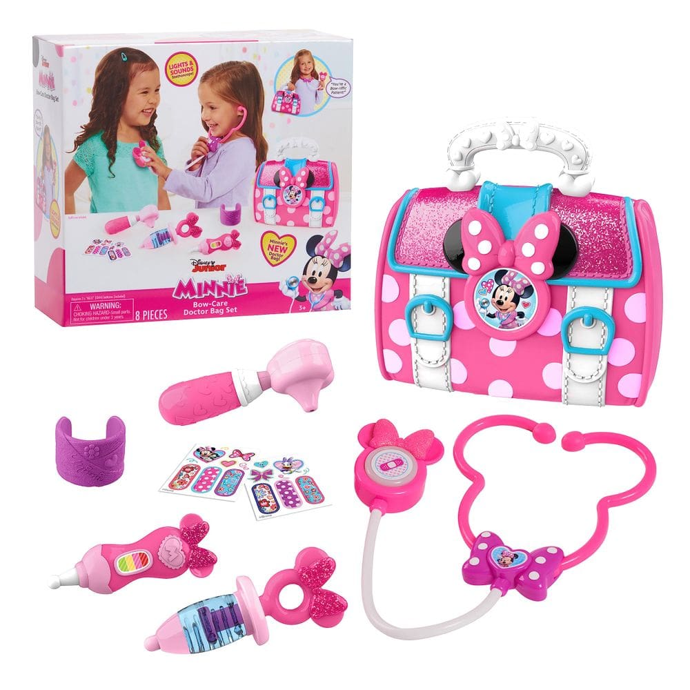 Conjunto de brinquedos Just Play Disney Junior Minnie Mouse Bow-Care Doctor