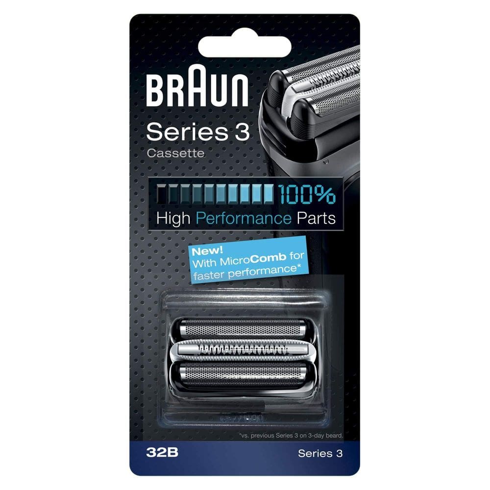 Cabeça de substituição: Máquina de barbear elétrica Braun Series 3 Pro Skin
