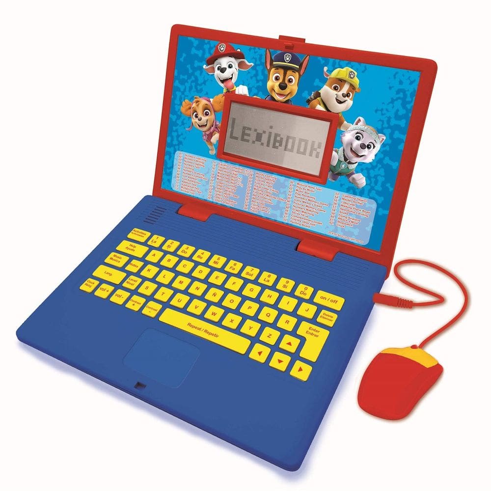 Laptop educacional bilíngue Lexibook Paw Patrol Kids vermelho/azul