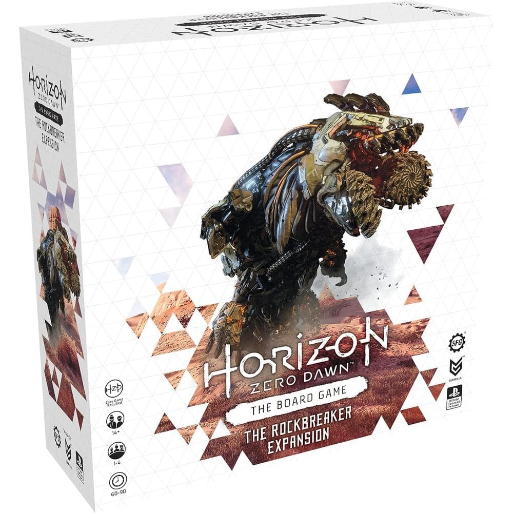 Expansão de jogo de tabuleiro Steamforged Horizon Zero Dawn Rockbreaker