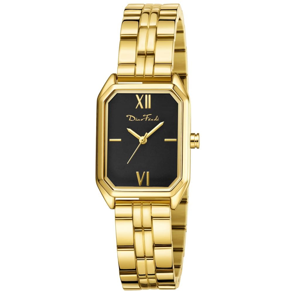 Relógio Diaofendi, vestido feminino Petite Gold, impermeável