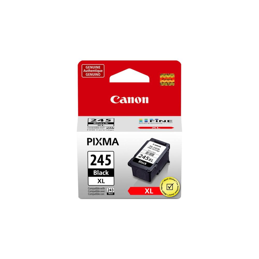 Cartucho de tinta Canon PG-245 XL preto genuíno compatível