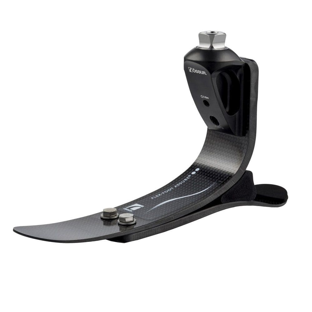 Pé Protético Em Fibra De Carbono Flex-Foot Assure Preto 24 Cm Esquerdo Fape - Ossur