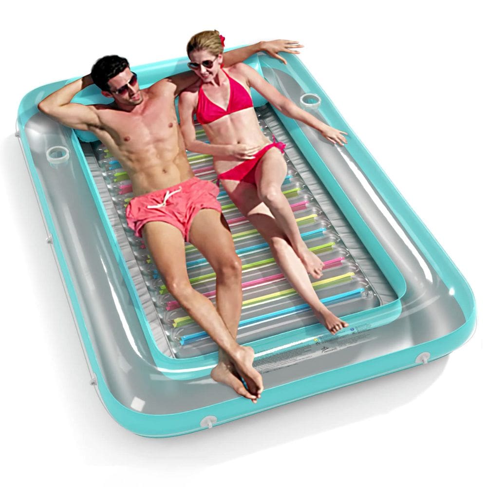 Espreguiçadeira de bronzeamento inflável Float Jasonwell 4 em 1