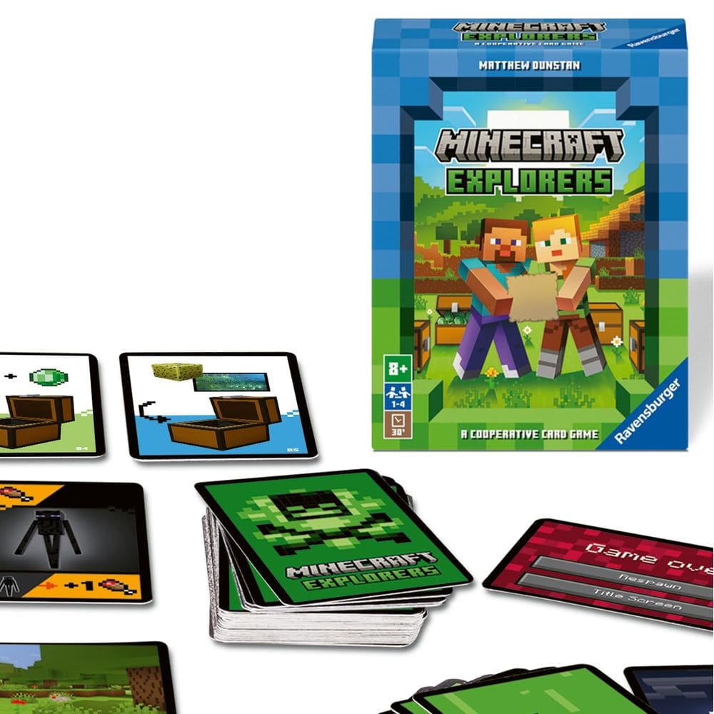 Jogo de Cartas Ravensburger Minecraft Explorers 21580 Age 8+