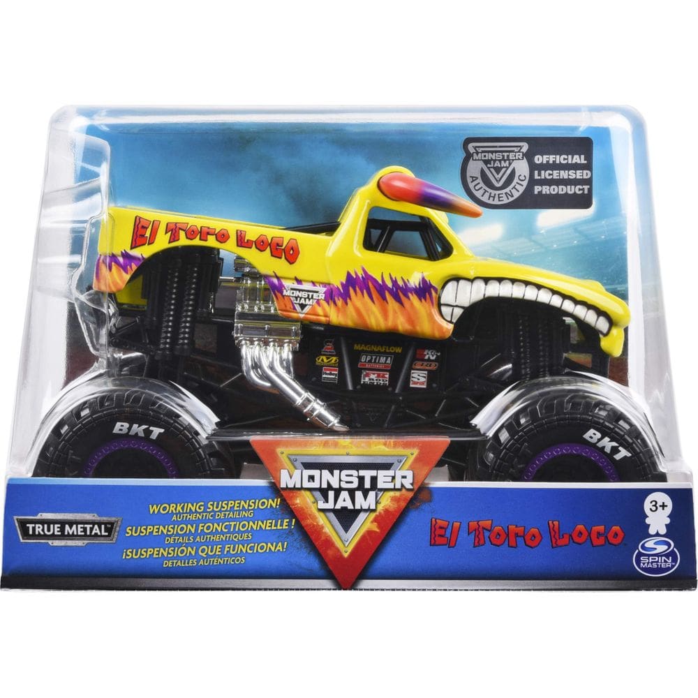 Monster Truck Monster Jam El Toro Loco em escala 1:24