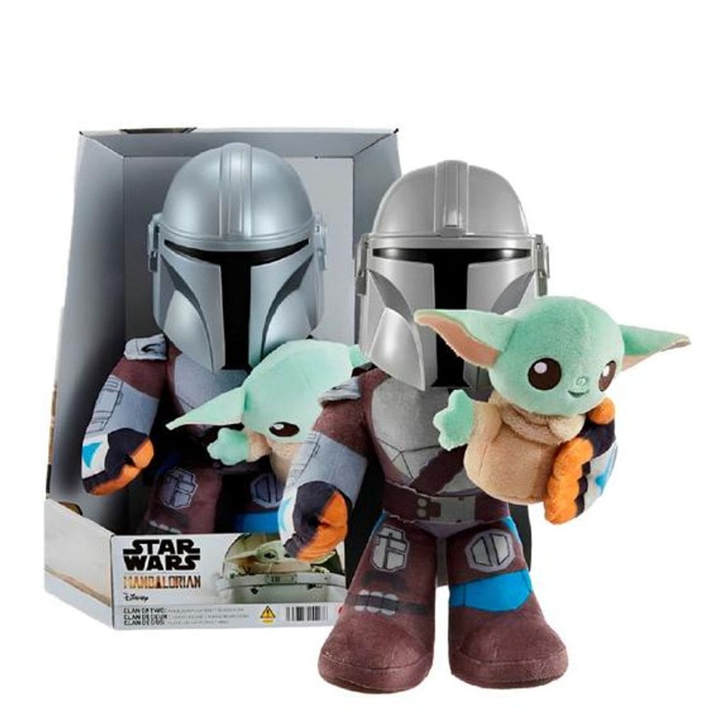 Boneco de Pelucia Star Wars - The Mandalorian E Grogu MATTEL