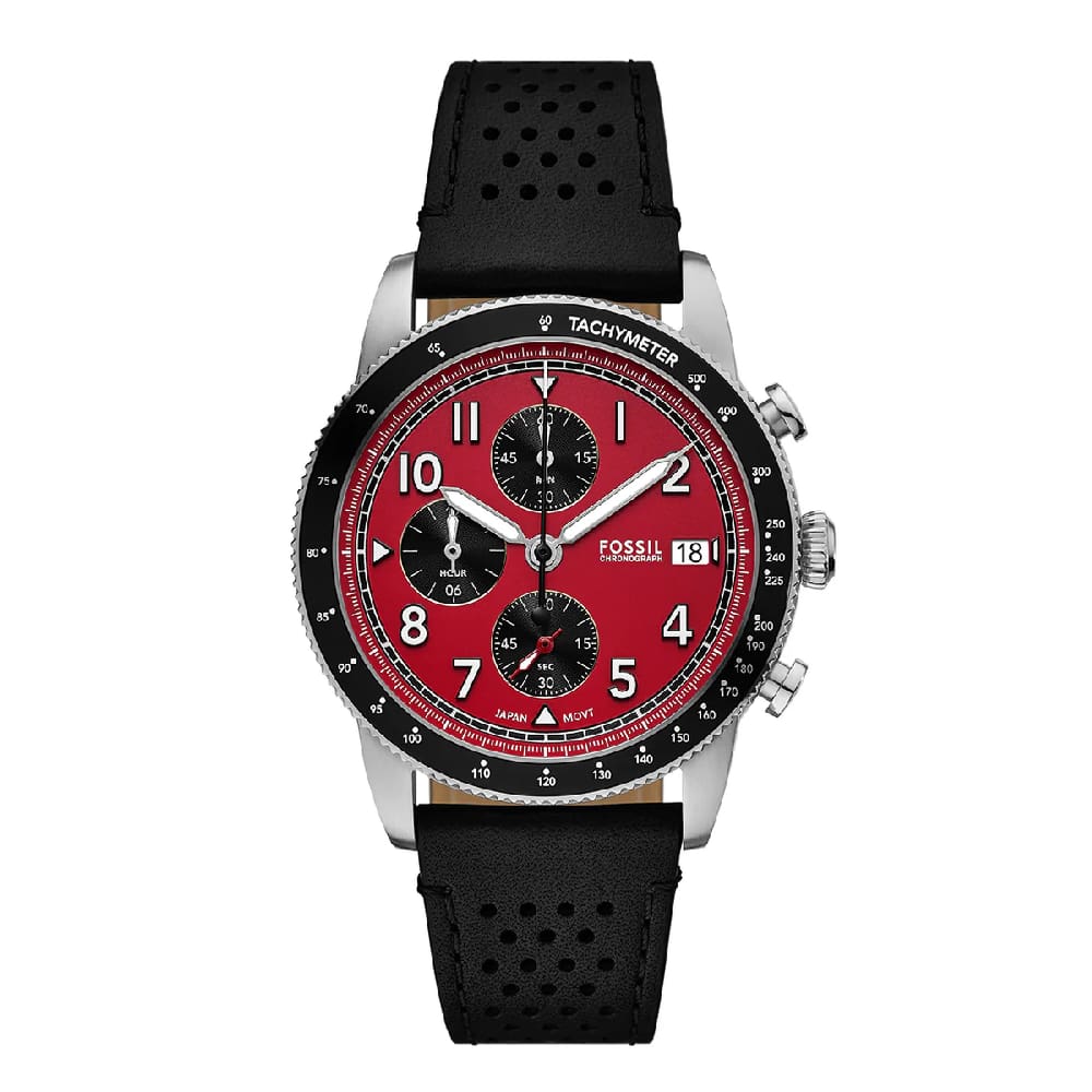 Relógio Fóssil Sport Tourer Vermelhos Masculino Fs6086/0Rn