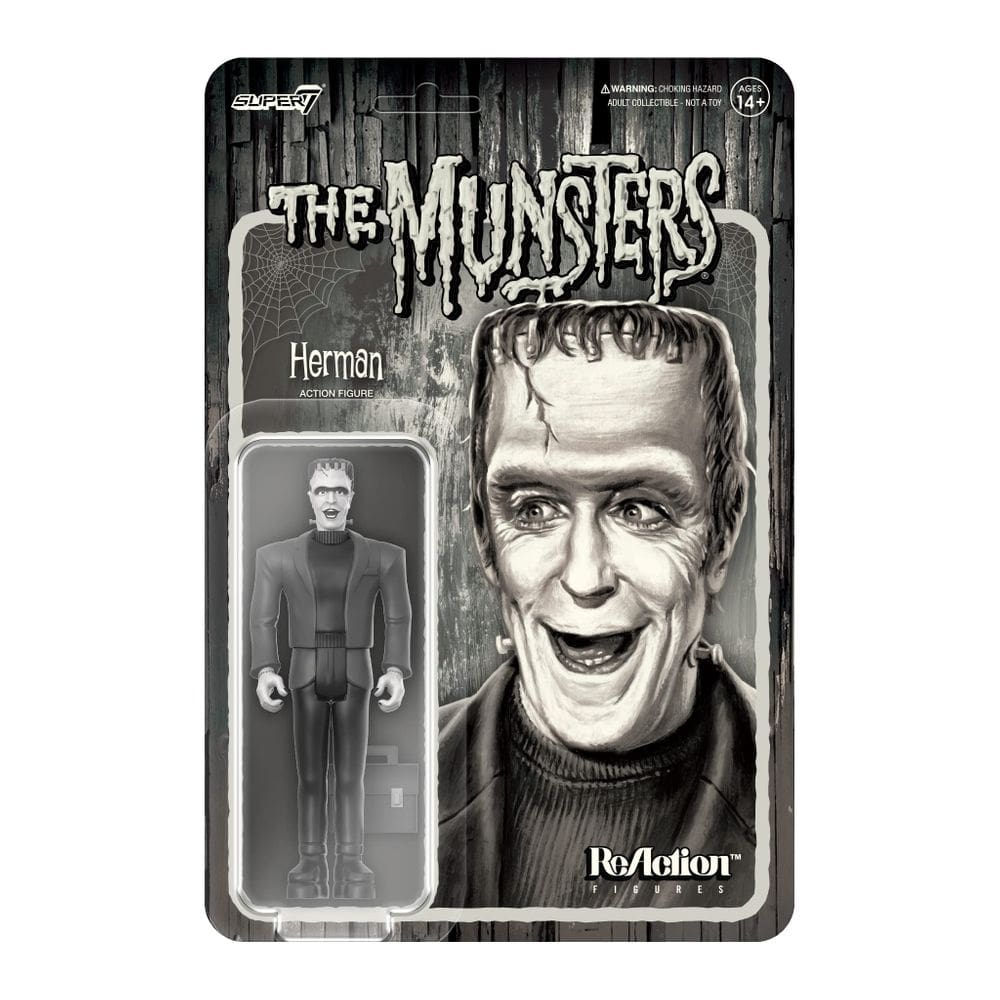 Boneco de ação Super7 The Munsters Herman Munster 9,5 cm