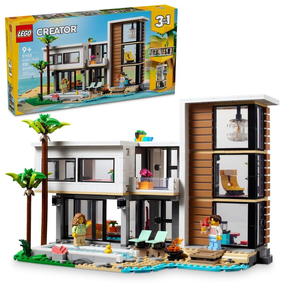 Brinquedo de construção LEGO Creator 3 em 1 Modern House 31153