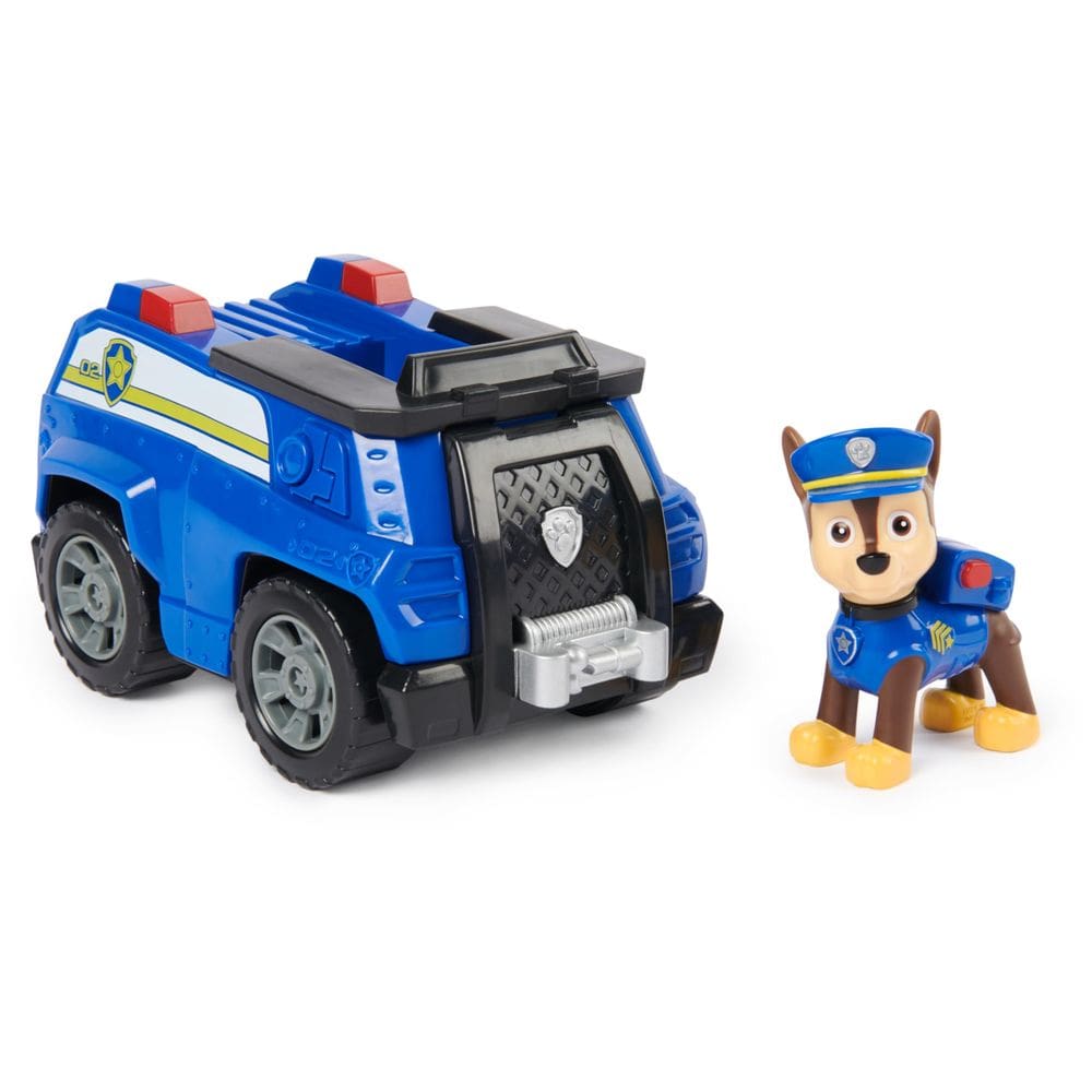 Toy Car Paw Patrol Chase`s Patrol Cruiser com boneco de ação