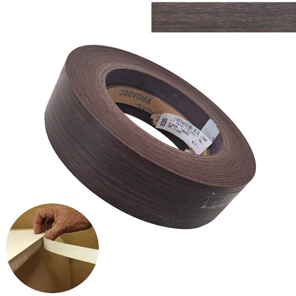 Fita De Borda PVC Tabaco 22mm X 20m Proadec