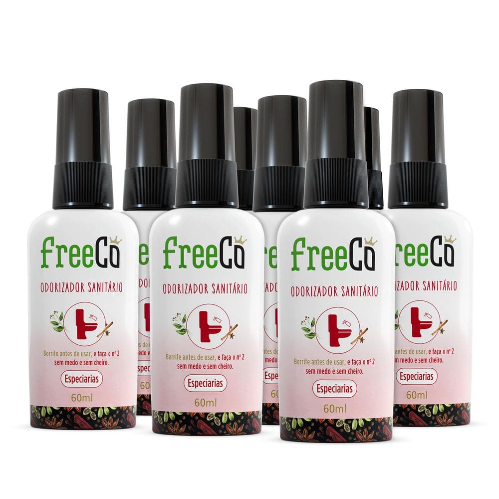 Bloqueador de Odores Sanitários Freecô Cravo e Canela 60ml