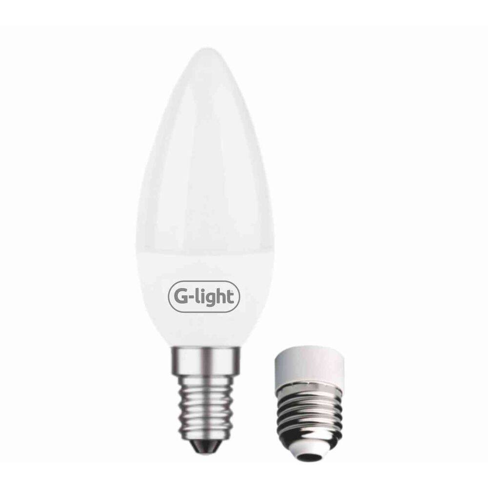 Lâmpada Vela LED C37 E14 4W 6500K Autovolt