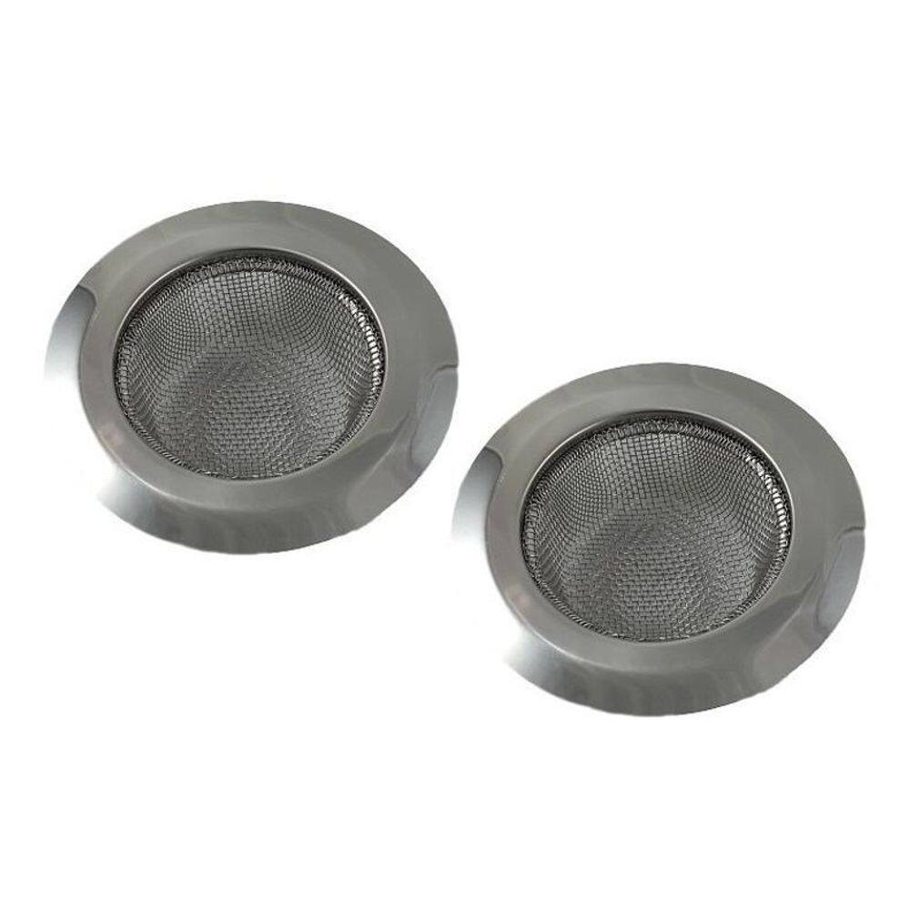 Kit Ralo Inox Grande 11,5 Cm Bestfer Pia Cozinha 2 Unidades