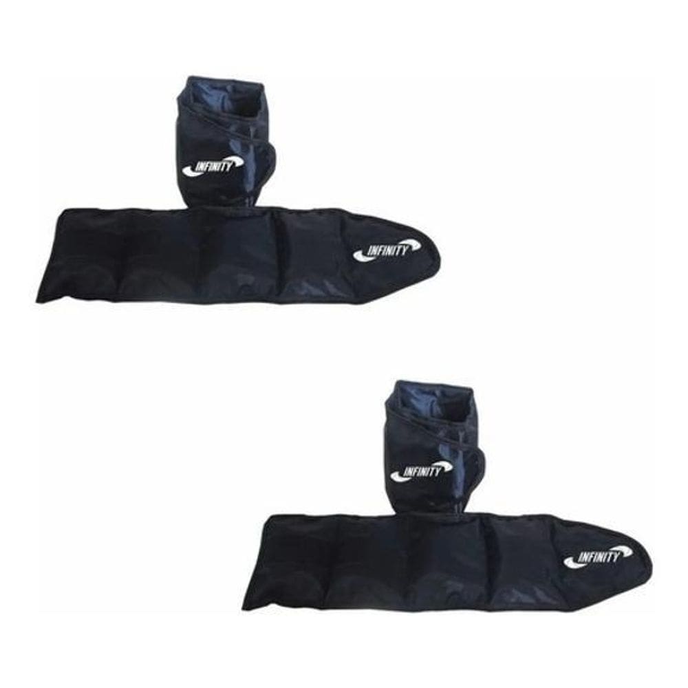 Kit Caneleira Peso Tornozeleira 3Kg - 5Kg - Par