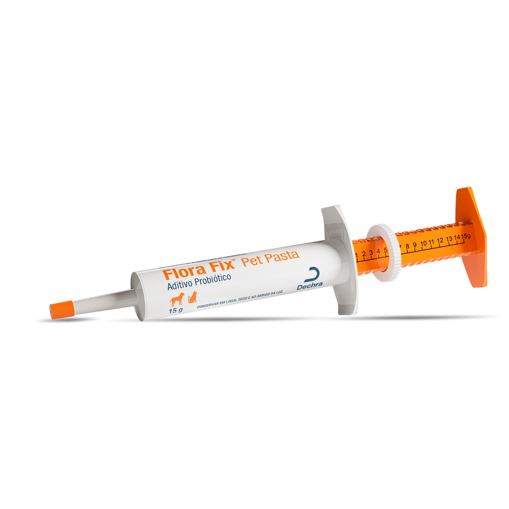 Suplemento Probiótico Flora Fix p/ Cães e Gatos 15g - Dechra