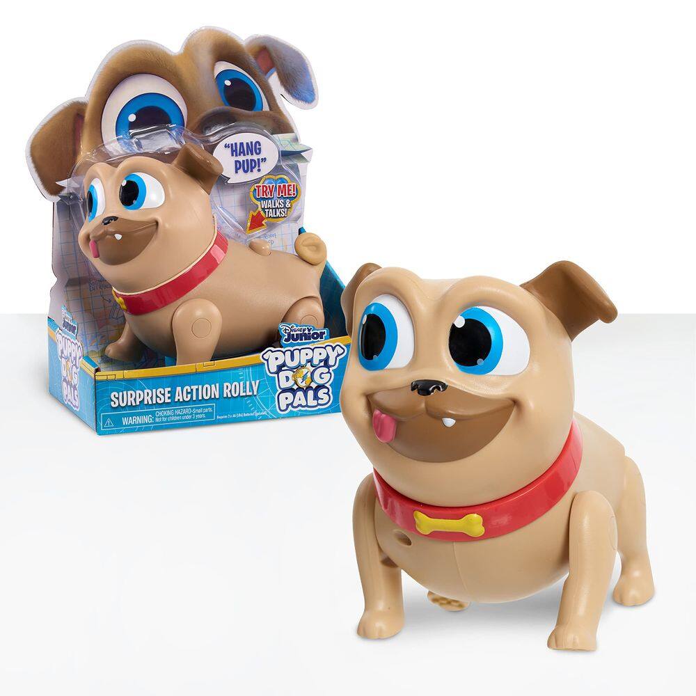 Action Figure Puppy Dog Pals Rolly 13 cm com som para crianças de 3 anos ou mais
