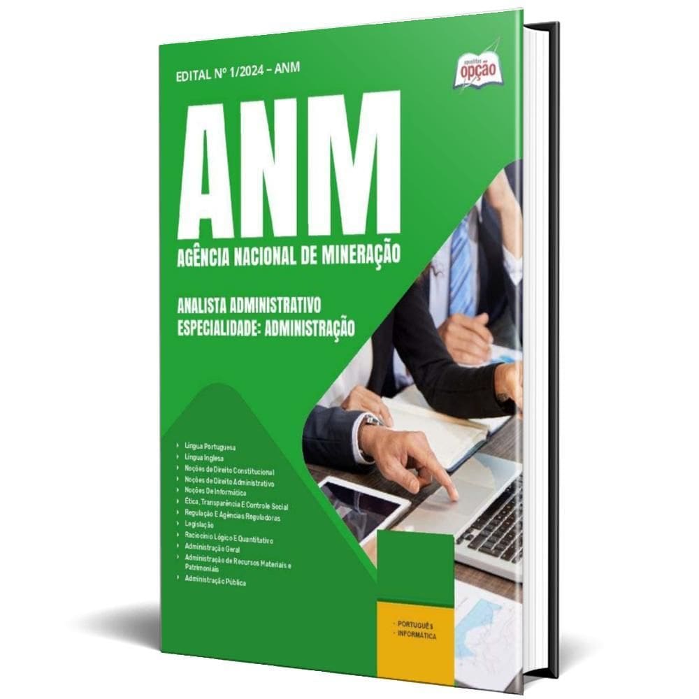 Apostila Anm 2025 Analista Administrativo Especialidade: