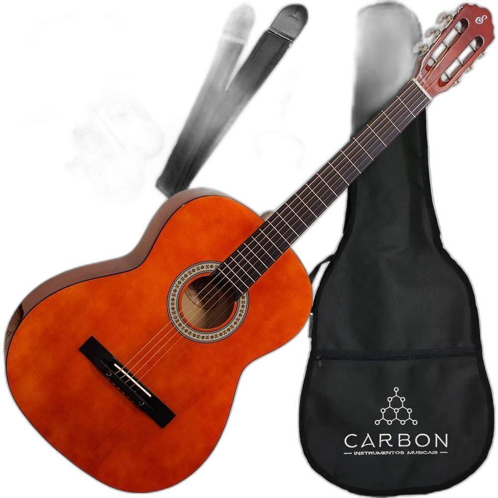 Kit Violão Acústico Aço Estudo S14 Giannini Natural Com Capa