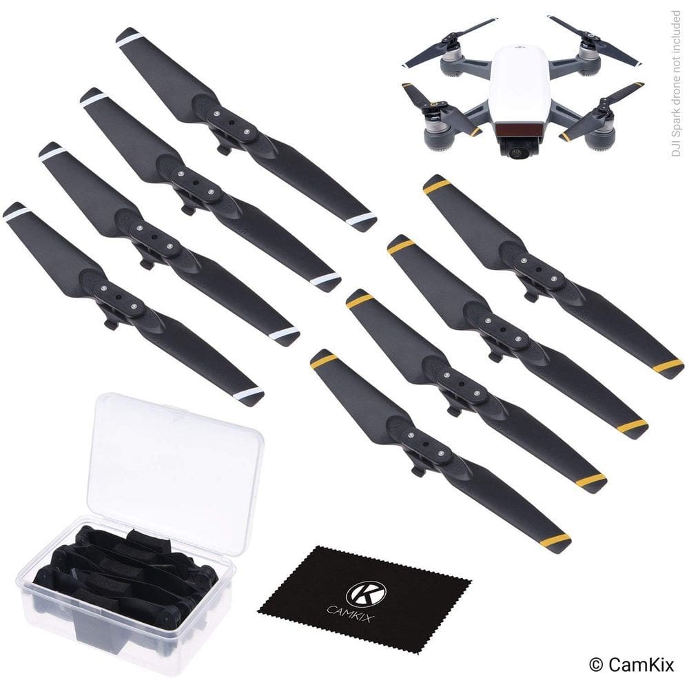 Substituição de hélices CamKix para DJI Spark com caixa de armazenamento