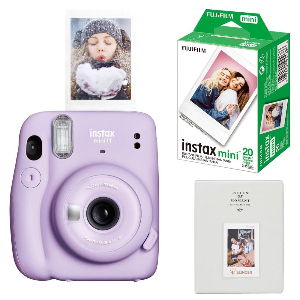 Câmera instantânea Fujifilm Instax Mini 11 lilás roxa