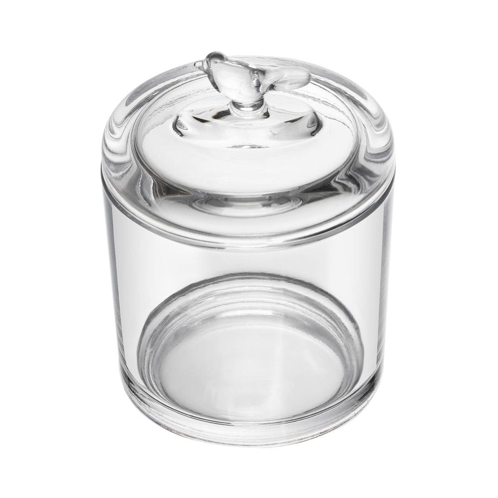 Pote de Cristal C/Tampa Bird Transparente 14,5x10,5cm Wolff