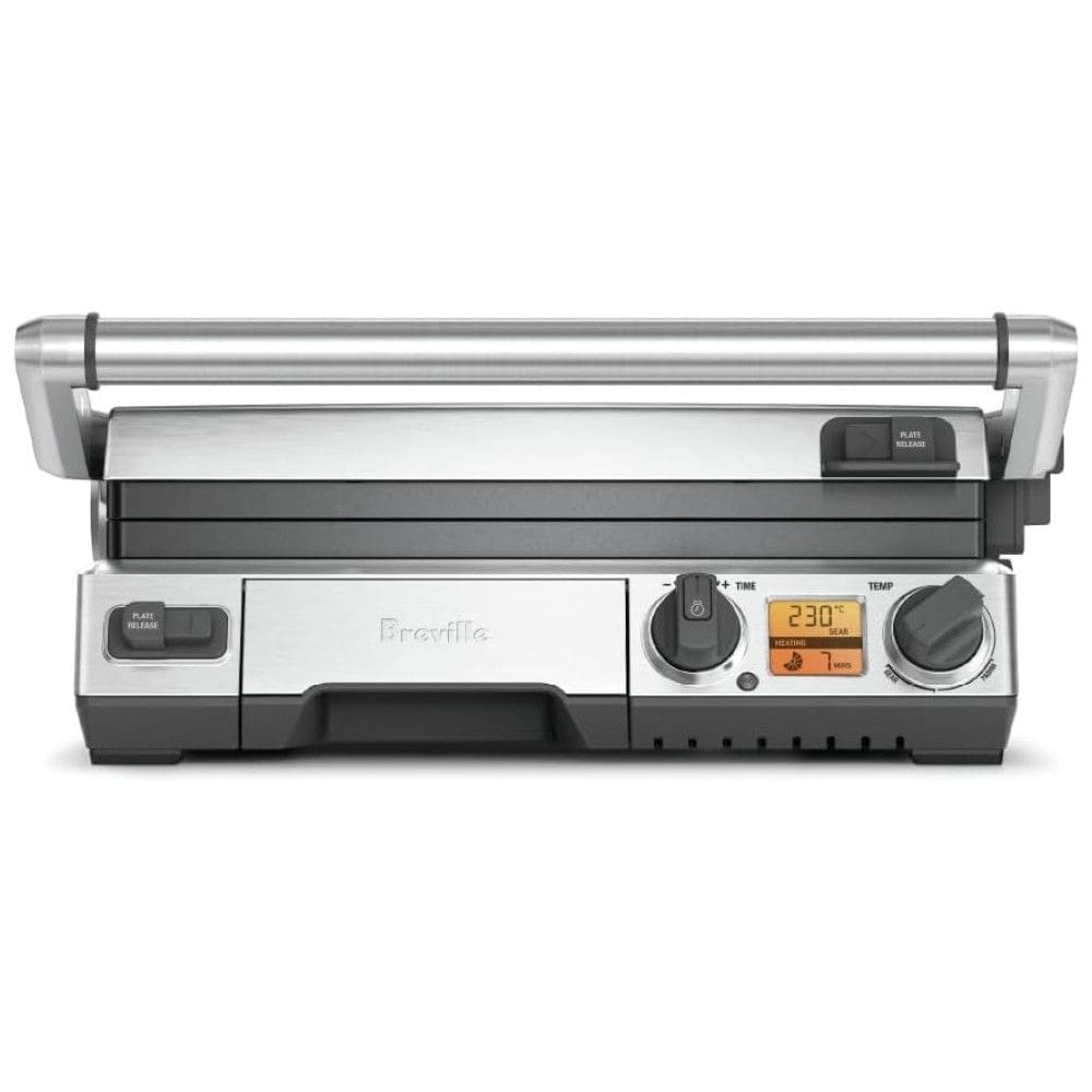 Churrasqueira Elétrica 6 Configurações 1800W, Aço Inoxidável, 110v, BREVILLE BGR820XL, Prateado