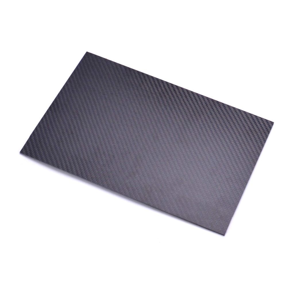 Folha de placa de fibra de carbono 125 mm x 75 mm x 3 mm para drone FPV