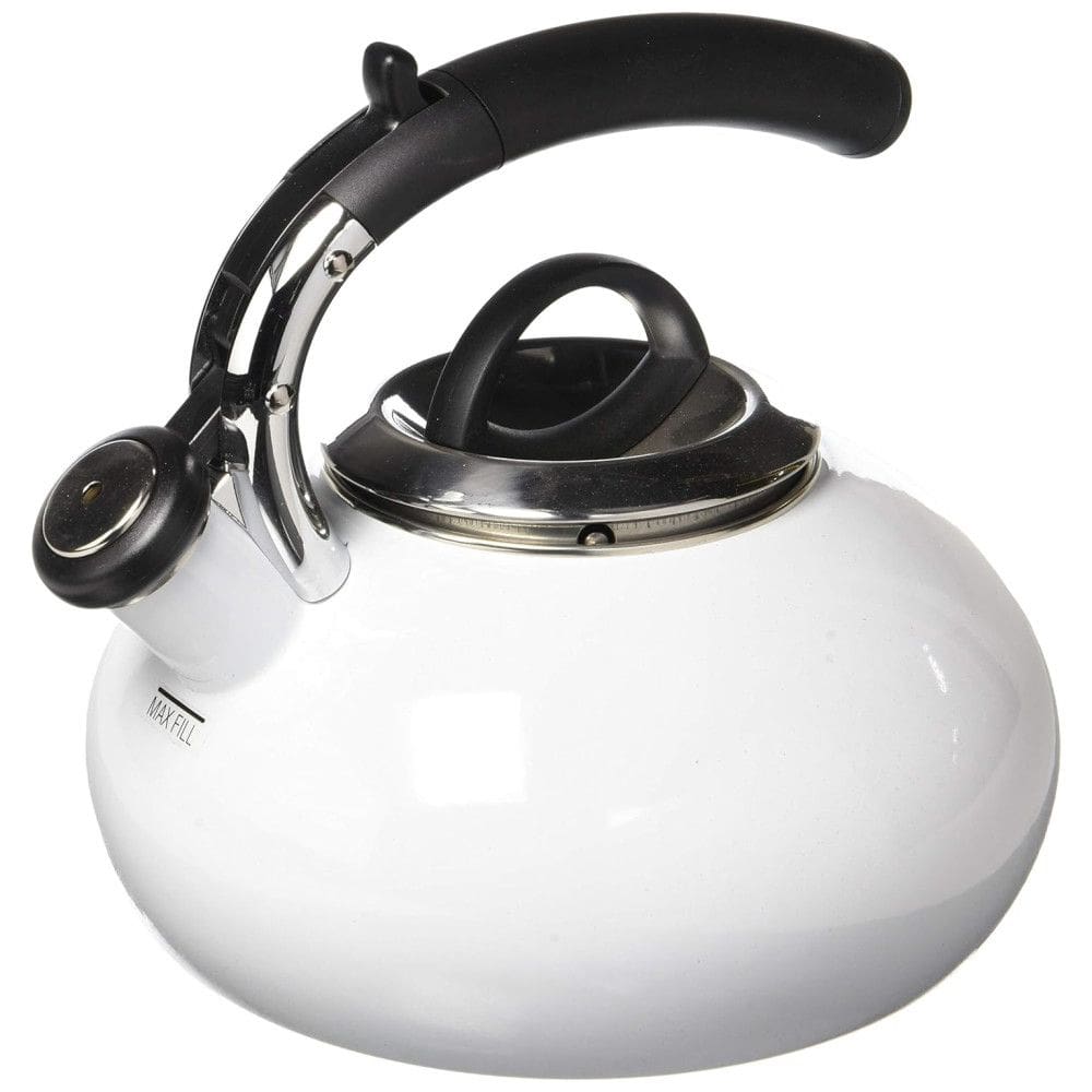 Chaleira 2 Litros Em Aço Inoxidável Alça Ergonômica Lavadora de Pratos Cor Branca, CUISINART CTK EOS15W, Branco