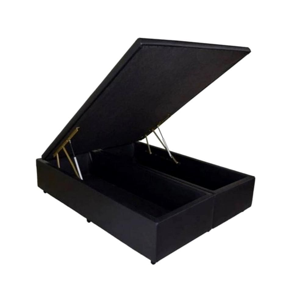 Cama Box Baú Casal Bipartido Premium 138x188x40cm