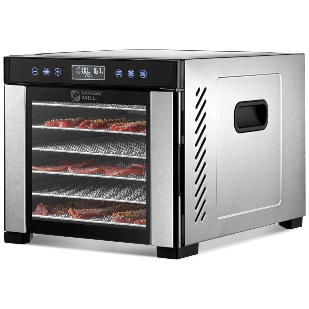 Desidratador de Alimentos 7Trays 600W, MAGIC MILL MFD 6100, Preto