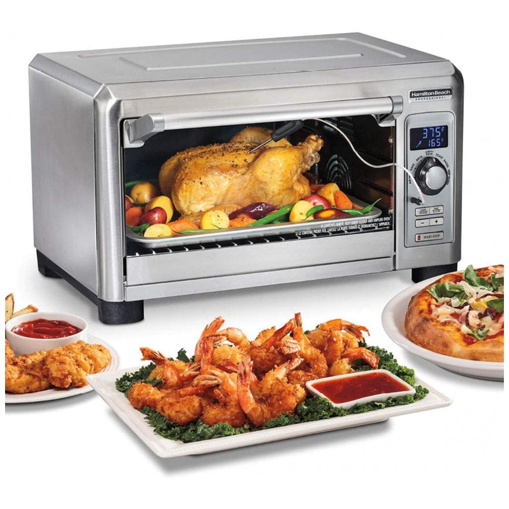 Forno Elétrico de Bancada com Visor LCD e Sonda, 1500W, 110v, HAMILTON BEACH PROFESSIONAL 31243, Prateado