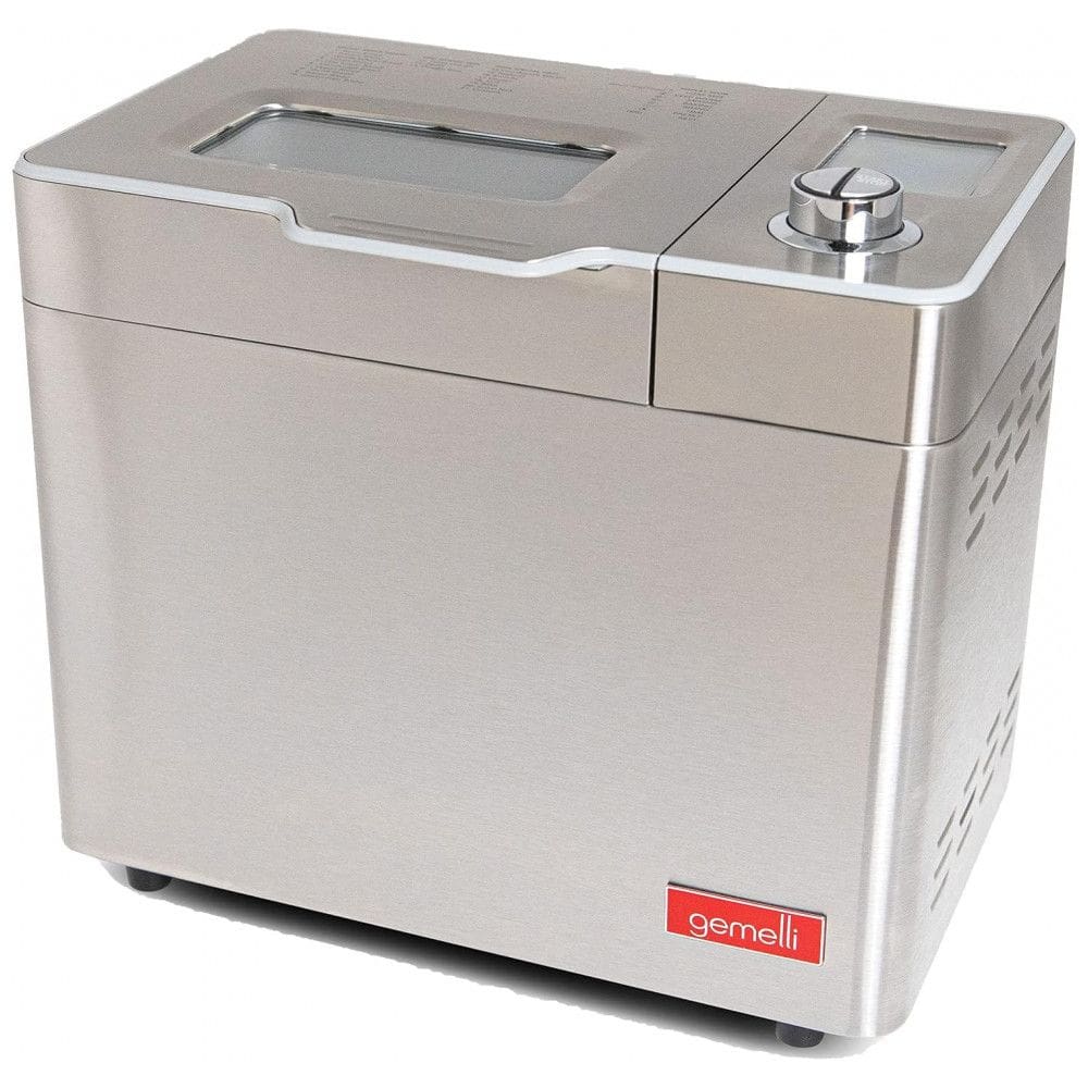 Panificadora Automática com 21 Modos e Livro de Receita, 110v, GEMELLI HOME BM2531SSDRM, Prateado