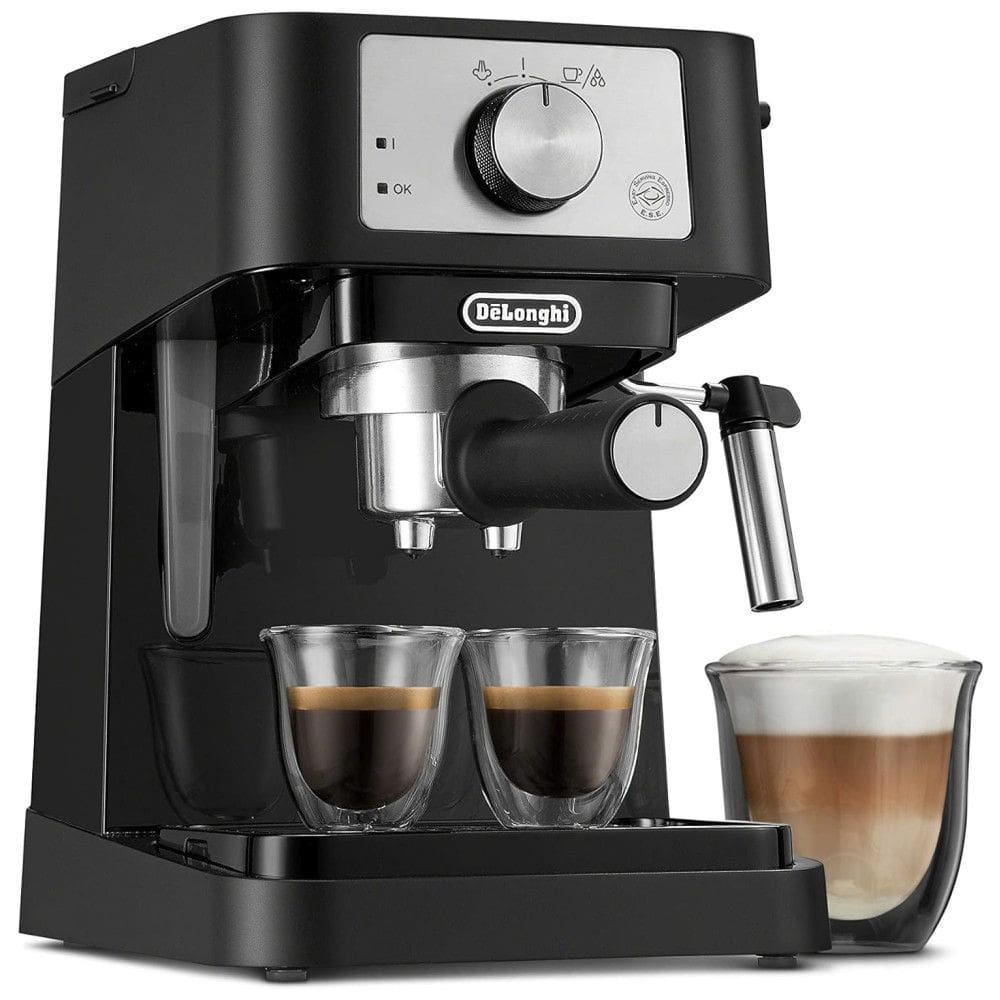 Cafeteira Elétrica Stilosa Expresso Reservatório 2L 15 Bar de Pressão, 110v, DELONGHI EC260BK, Preto