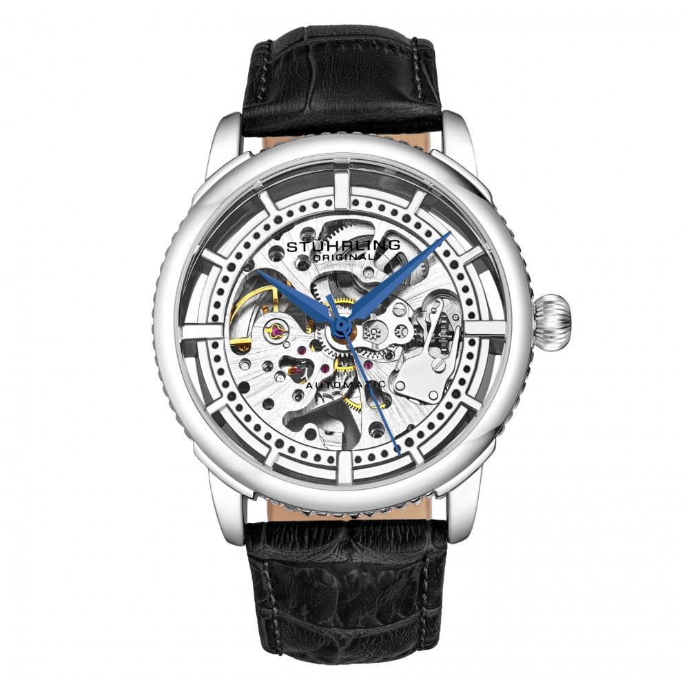 Relógio Masculino Stuhrling Winchester 3933 Automático 41mm, Preto