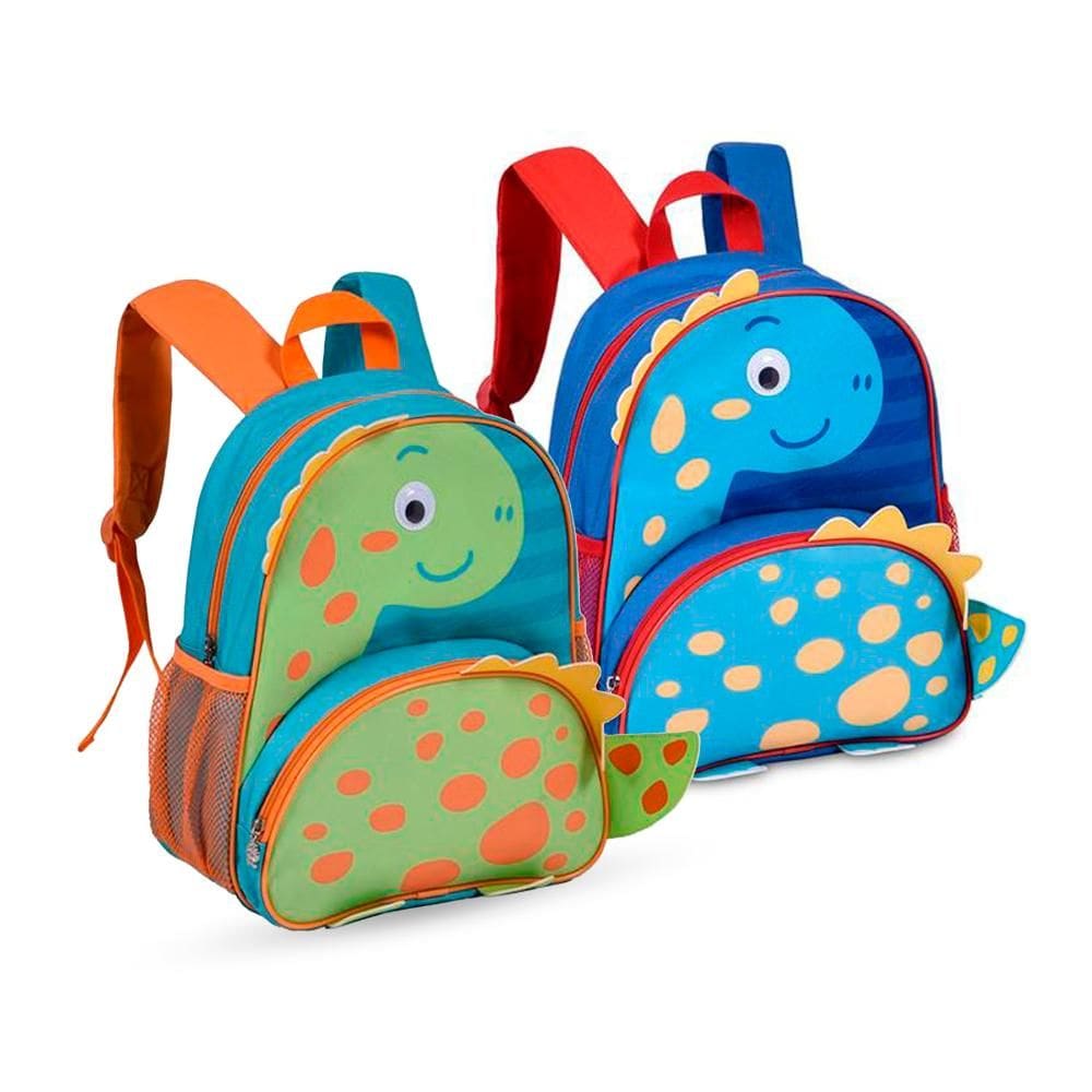 Kit 2 mochilas escolar infantil Dino Clio Pets