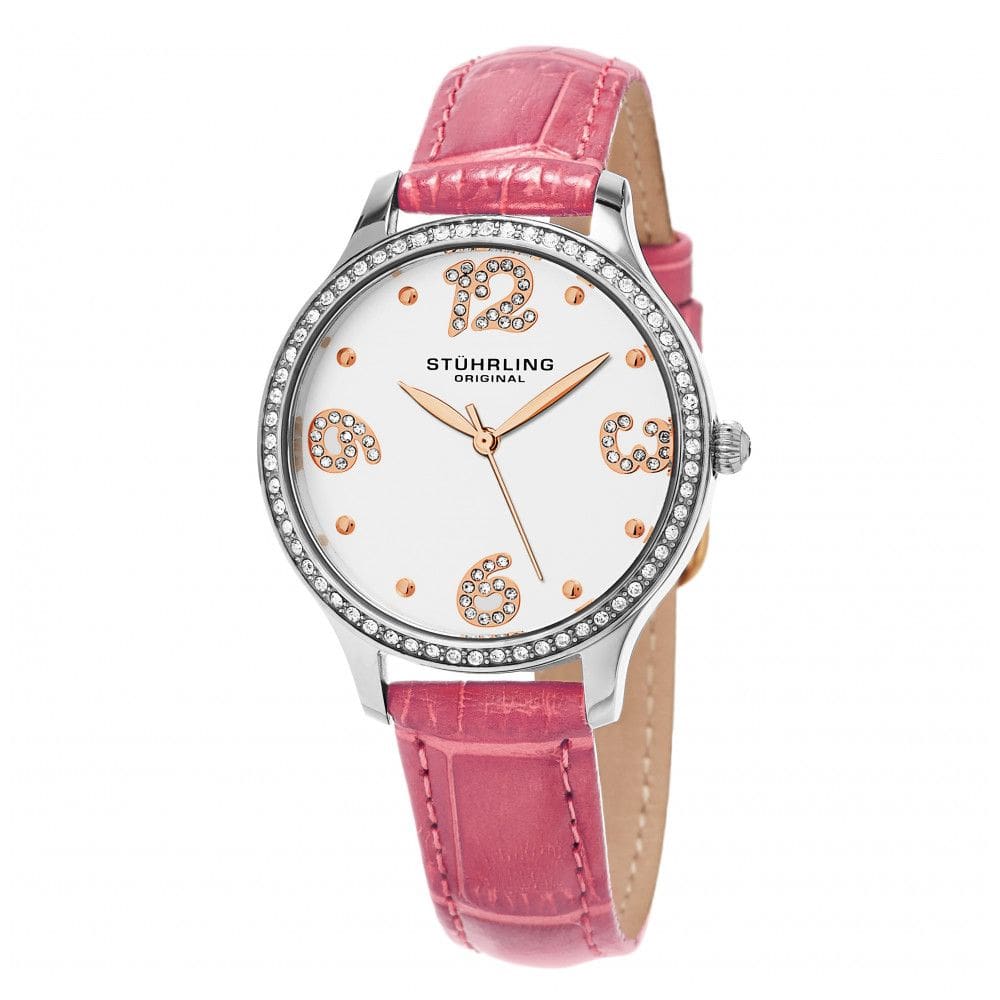 Relógio Feminino Stuhrling Chique 560 Quartzo 36mm, Rosa