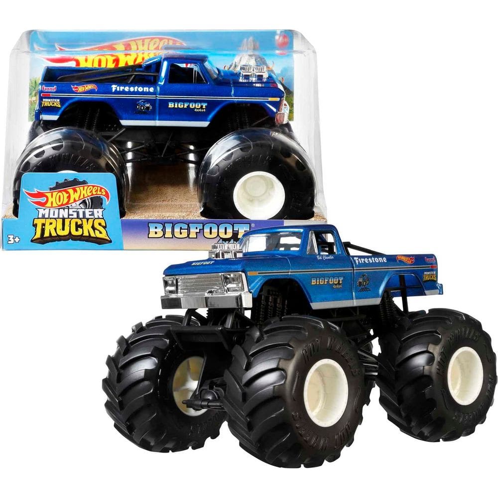 Toy Monster Truck Hot Wheels Bigfoot em escala 1:24 U53