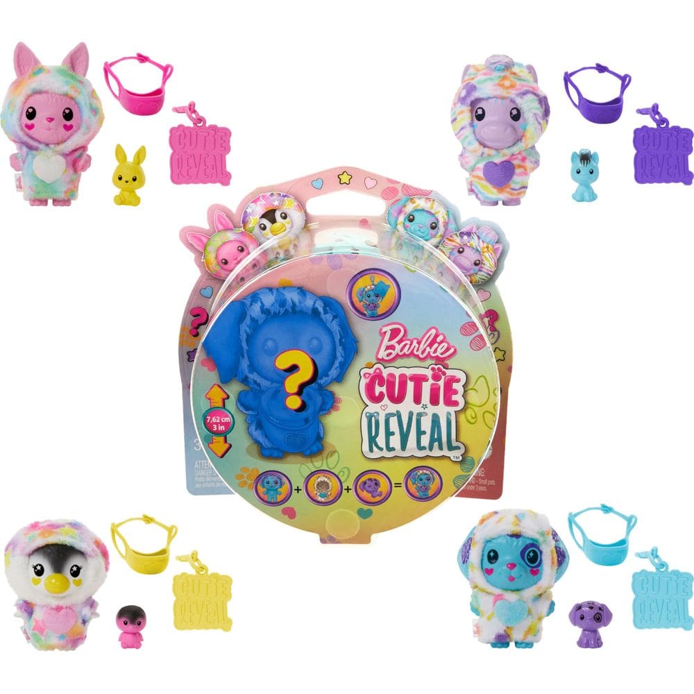 Toy Barbie Cutie revela o sonho da cor dos animais com 5 surpresas
