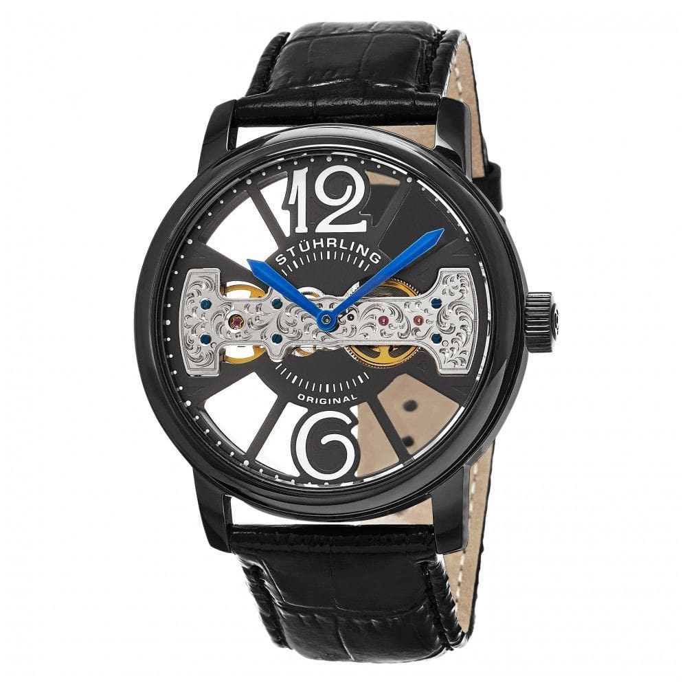 Relógio Masculino Stuhrling Winchester County 785 46mm, Preto