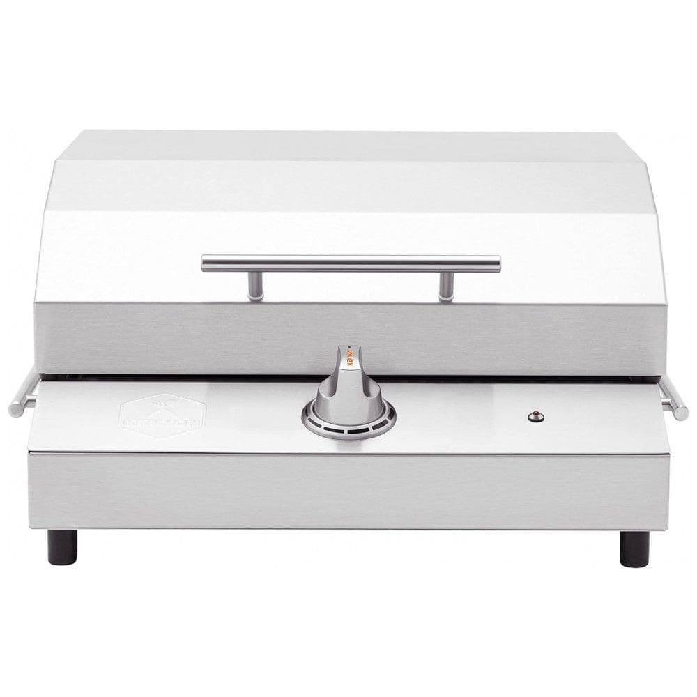 Churrasqueira Grill Elétrica em Aço Inoxidável com Tampa Removível, 110V 1800W, Kenyon G2, Prata
