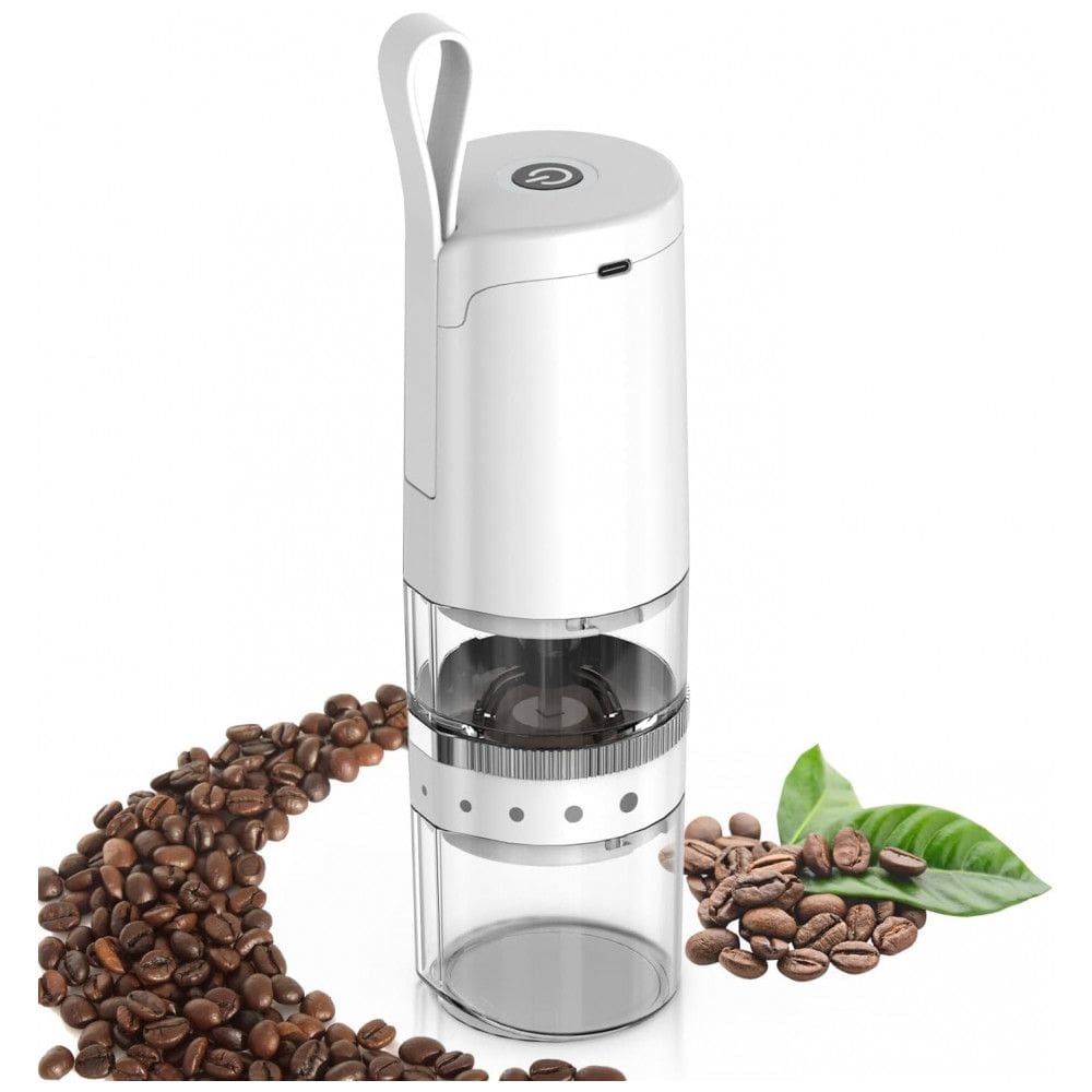 Moedor de Café Elétrico Portátil TastLi 5 Níveis de Moagem, 150W Branco