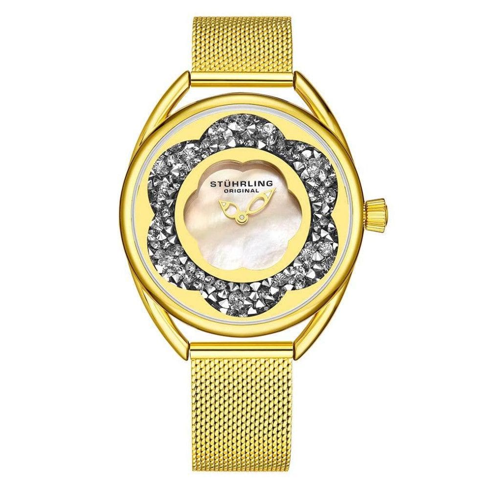 Relógio Feminino Stuhrling Lily 995M Quartzo 38mm, Dourado Clássico
