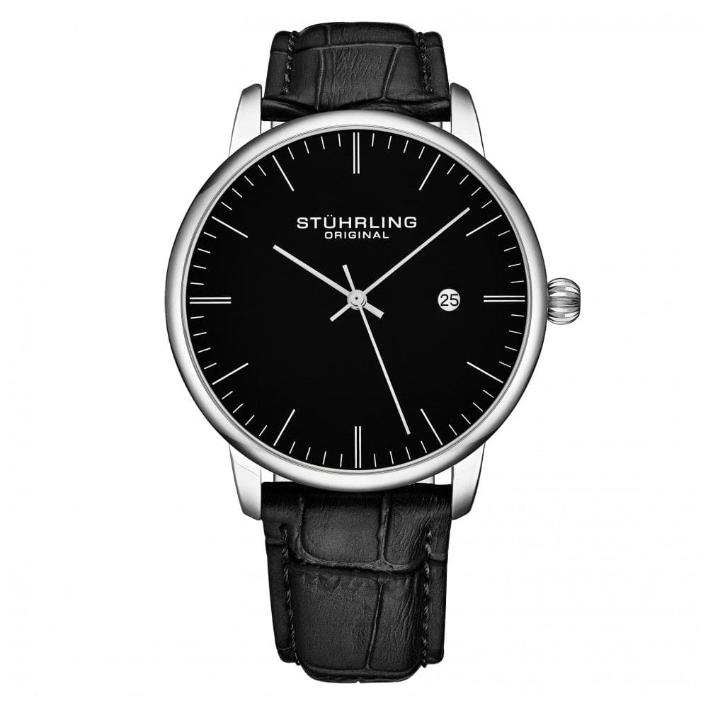 Relógio Masculino Stuhrling Rasa 3997A Quartzo 40mm, Preto