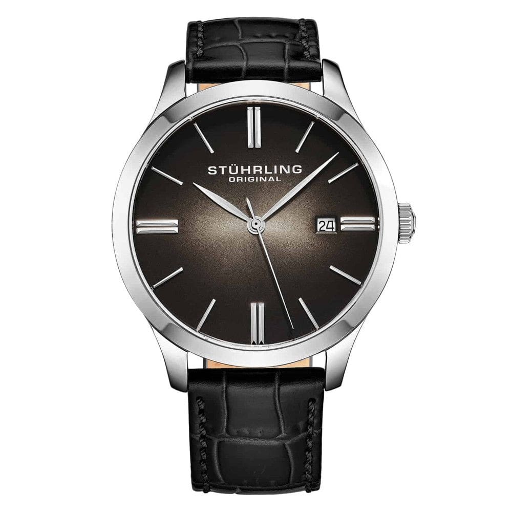 Relógio Masculino Stuhrling 4014.1 Quartzo 42mm, Preto