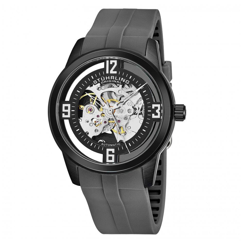 Relógio Masculino Stuhrling 877C Automático 42mm, Cinza